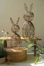 Set of 2 Twig and Iron Rabbits