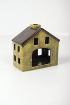 Set of 6 Colorful Ceramic Village