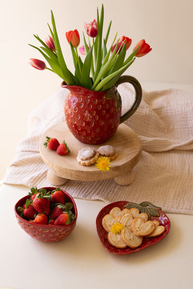 Ceramic Strawberry Bowl