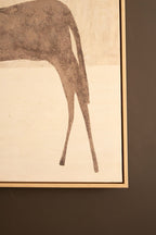 Framed Two Horses with Sun Paintings