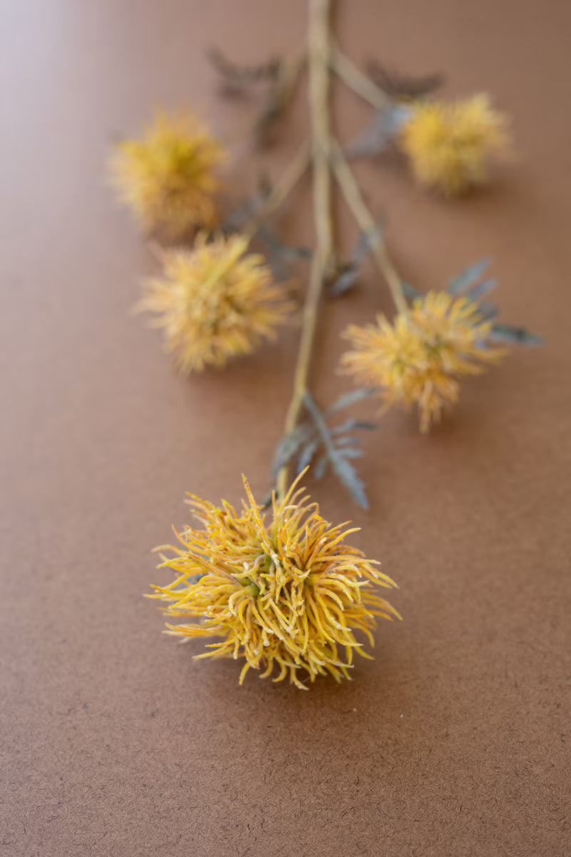 Artificial Yellow Flower Spray