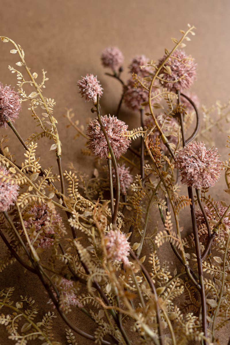 Artificial Pink Melaleuca Spray