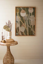 Poppy Print Under Glass