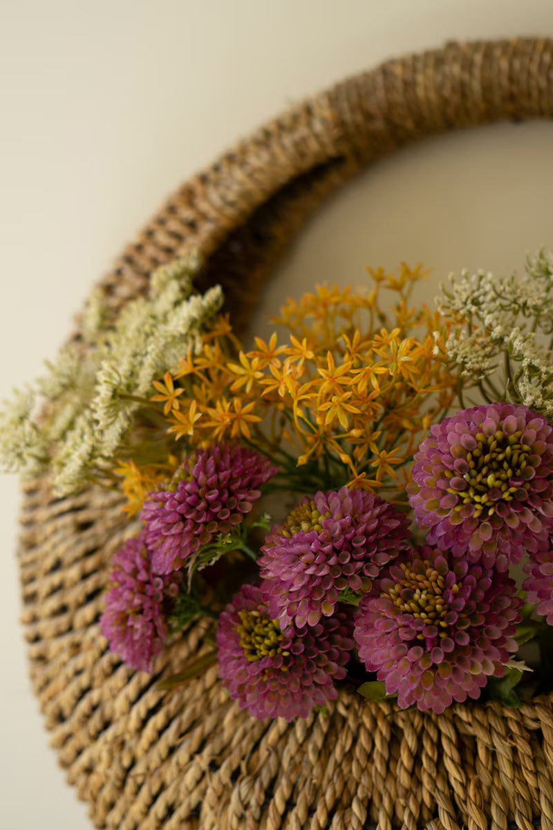 WOVEN VINE WALL BASKET