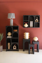 Textured Black Wall Cubbie