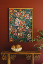FRAMED PRINTED PAPER - FLORAL