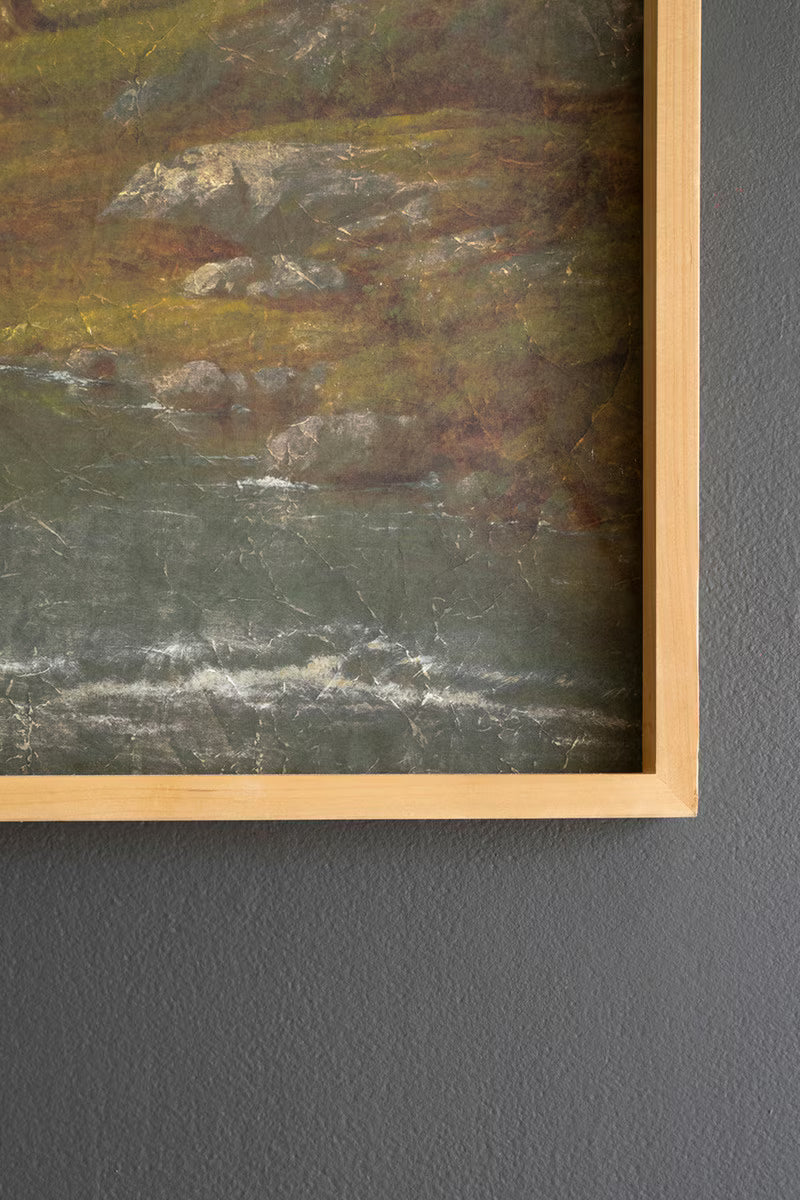 FRAMED PRINTED PAPER - LANDSCAPE