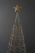 METAL CHRISTMAS TREE CARD HOLDER