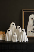 Set of 5 Metal Halloween Ghost