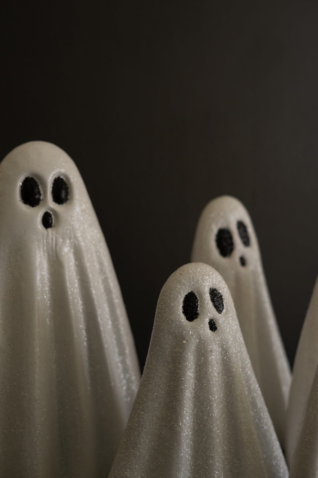 Set of 5 Metal Halloween Ghost