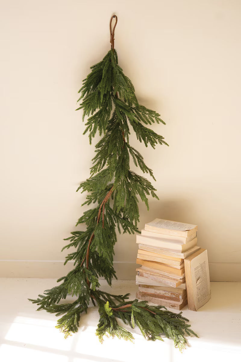 Faux Fir Garland