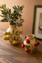 LARGE CERAMIC LEMONS VASE