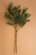 Artificial Fir Spray with Cones