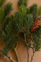 Artificial Fir Spray with Cones