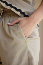 Drawstring Shorts and Top Set with Ric-Rac Detail