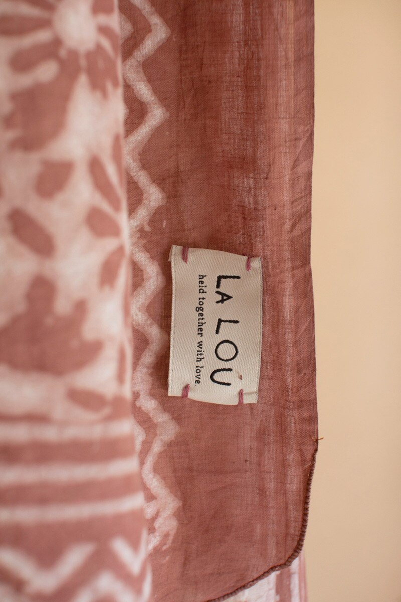 Set of 4 Mud-Block-Printed Scarves