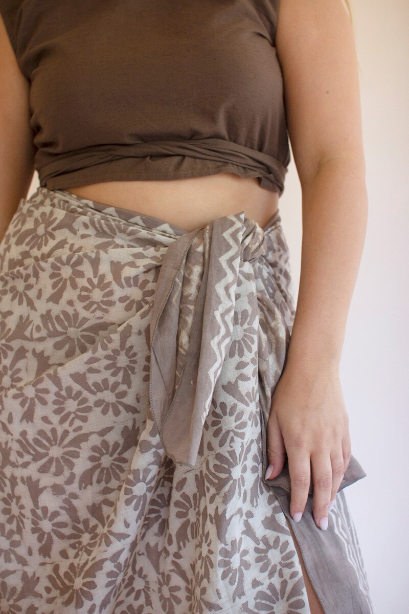 Set of 4 Mud-Block-Printed Scarves