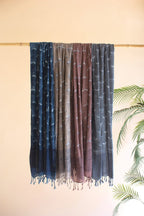 Set of 4 Block-Printed Scarves
