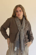 Set of 4 Block-Printed Scarves