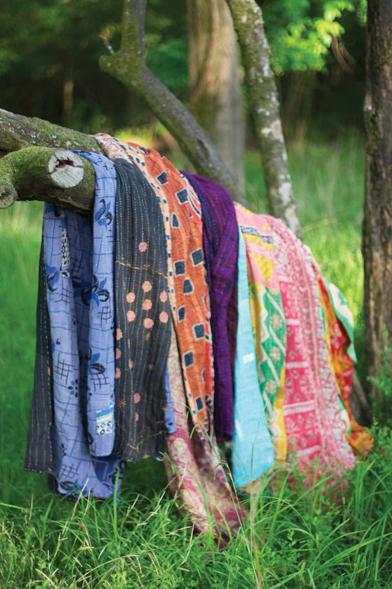Recycled Kantha Throws \ Assorted Sizes and Patterns