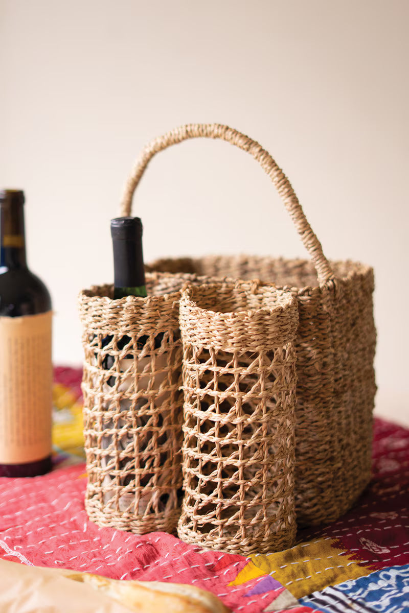 Seagrass Wine and Storage Basket